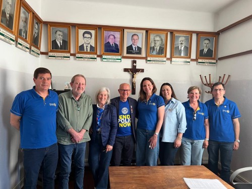 Hospital São Roque recebe visita do governador do Distrito 4700 do Rotary Club