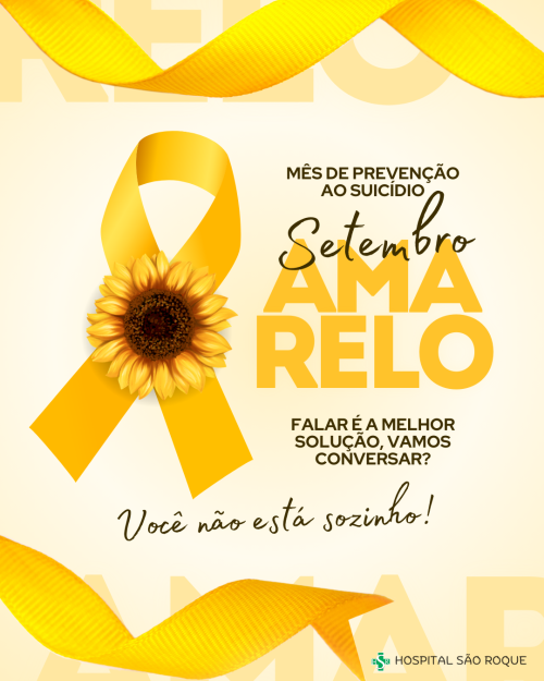 Setembro Amarelo | Mês de Prevenção ao Suicídio